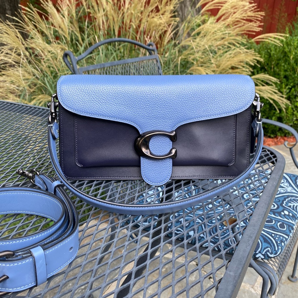 LNWT Coach Tabby 26 w/ Snakeskin (Blue Multi)